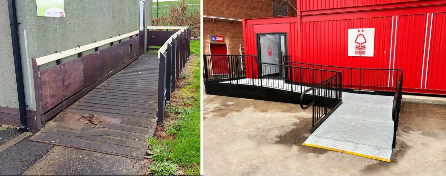 Modular Wheelchair Ramp Example 