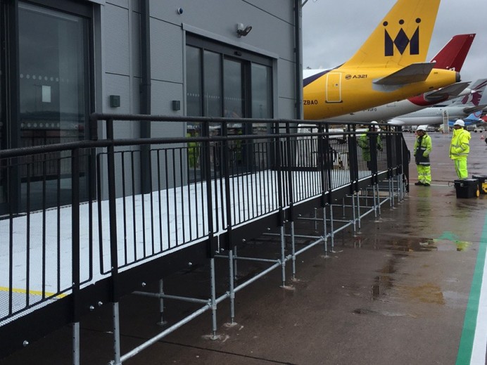 semi permanent wheelchair ramps,Manchester Airport